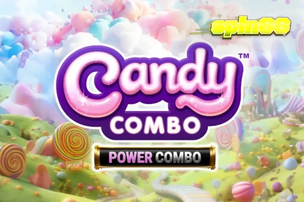 Tampilan visual slot Candy Combo Power Combo King Millions dengan tema kerajaan permen yang cerah.
